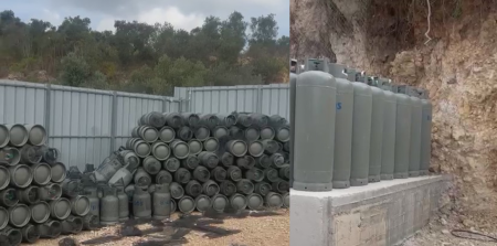 إخلاء "مزرعة غاز"في غابات دالية الكرمل دون ترخيص